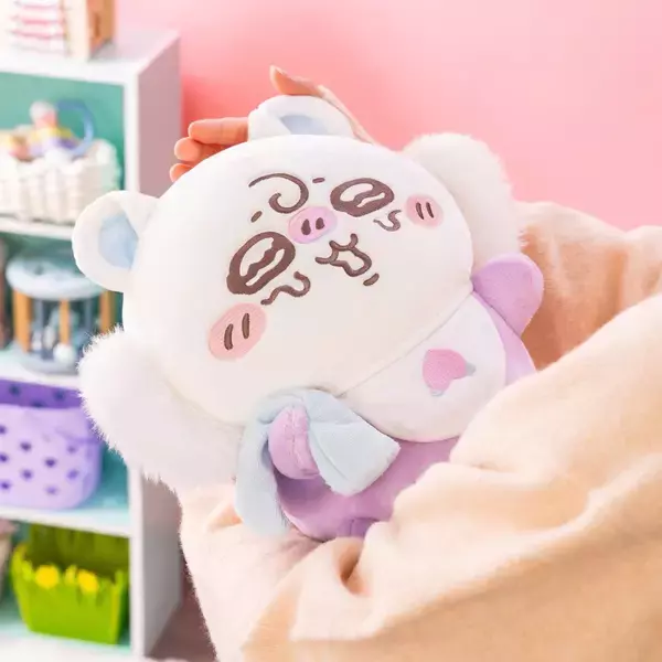 「「ちいかわ Baby ぬいぐるみくじ」5月26日に販売開始！おしゃぶり姿のおくるみマスコットや星に包まれたうさぎBIGクッションが登場」の画像