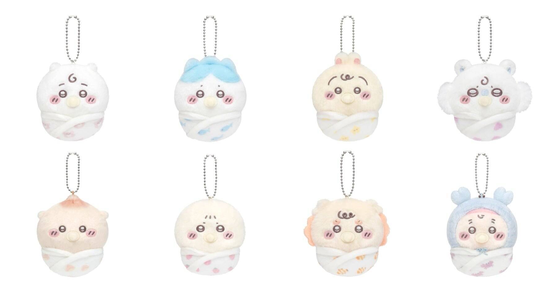 「ちいかわ Baby ぬいぐるみくじ」5月26日に販売開始！おしゃぶり姿のおくるみマスコットや星に包まれたうさぎBIGクッションが登場
