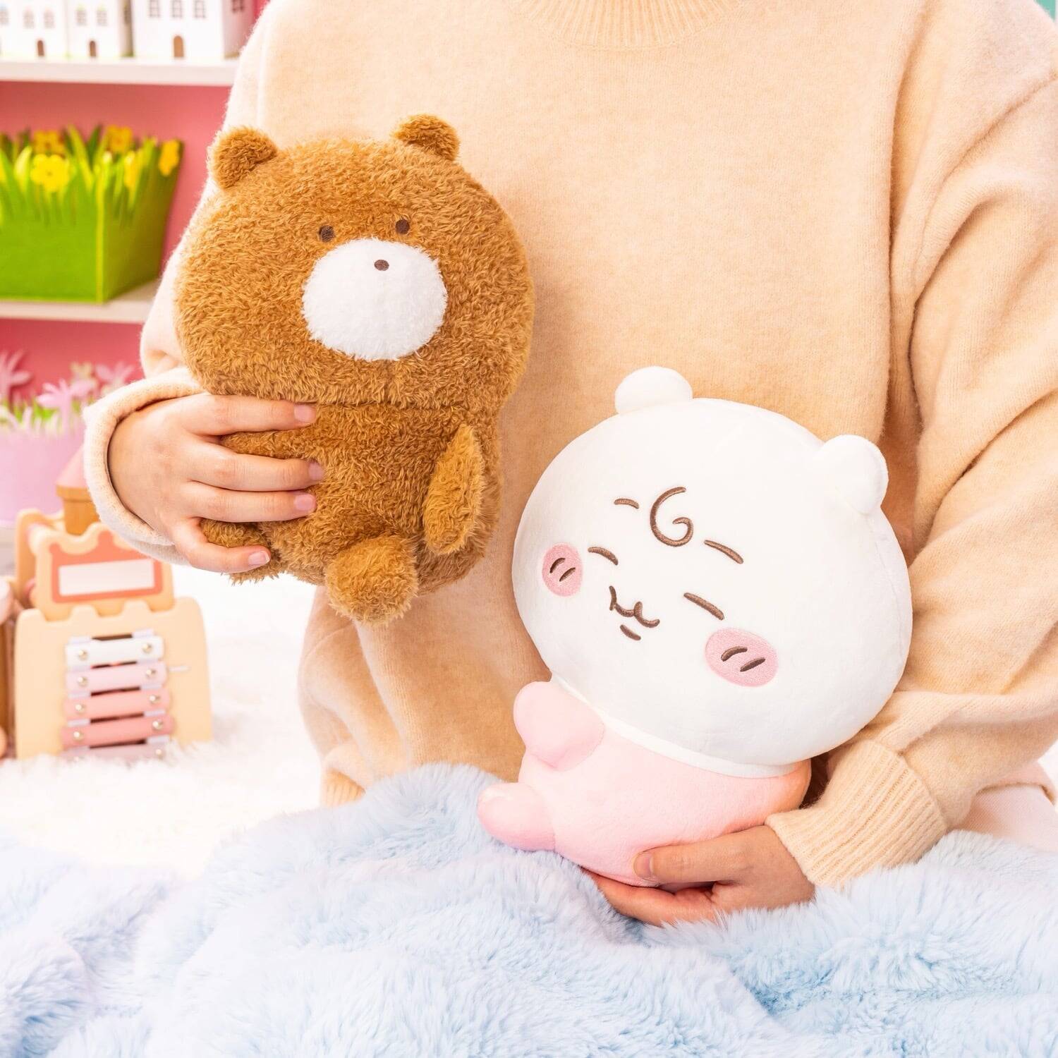 「ちいかわ Baby ぬいぐるみくじ」5月26日に販売開始！おしゃぶり姿のおくるみマスコットや星に包まれたうさぎBIGクッションが登場