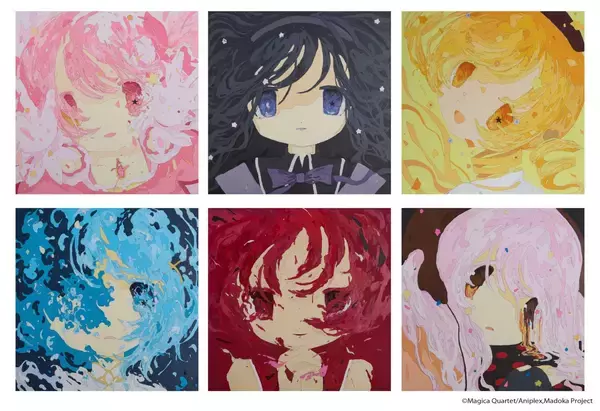 まどか＆ほむらたち6人が絵画に…！『まどか☆マギカ』×CONVERSE TOKYO初コラボが8月21日発売