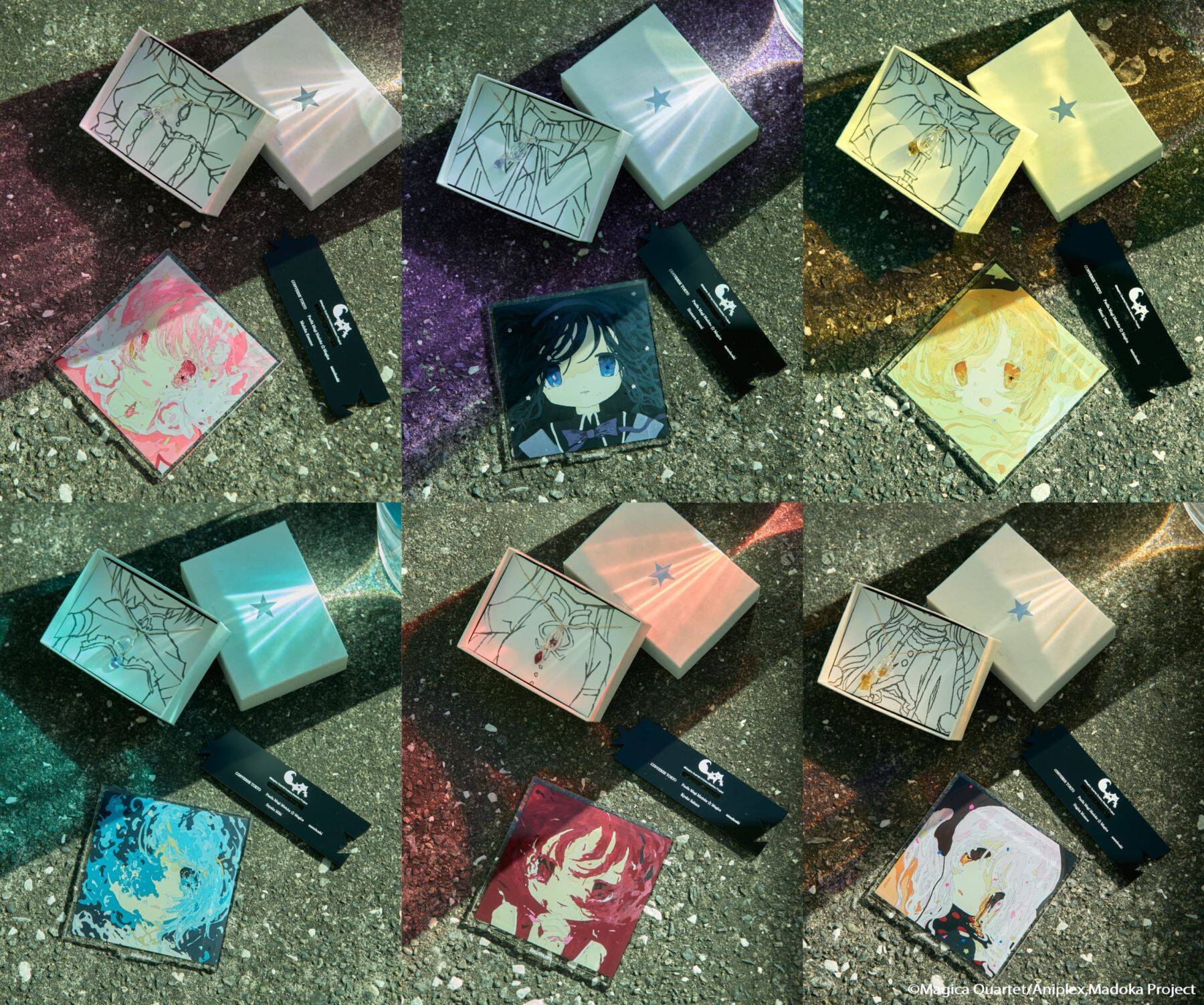 まどか＆ほむらたち6人が絵画に…！『まどか☆マギカ』×CONVERSE TOKYO初コラボが8月21日発売