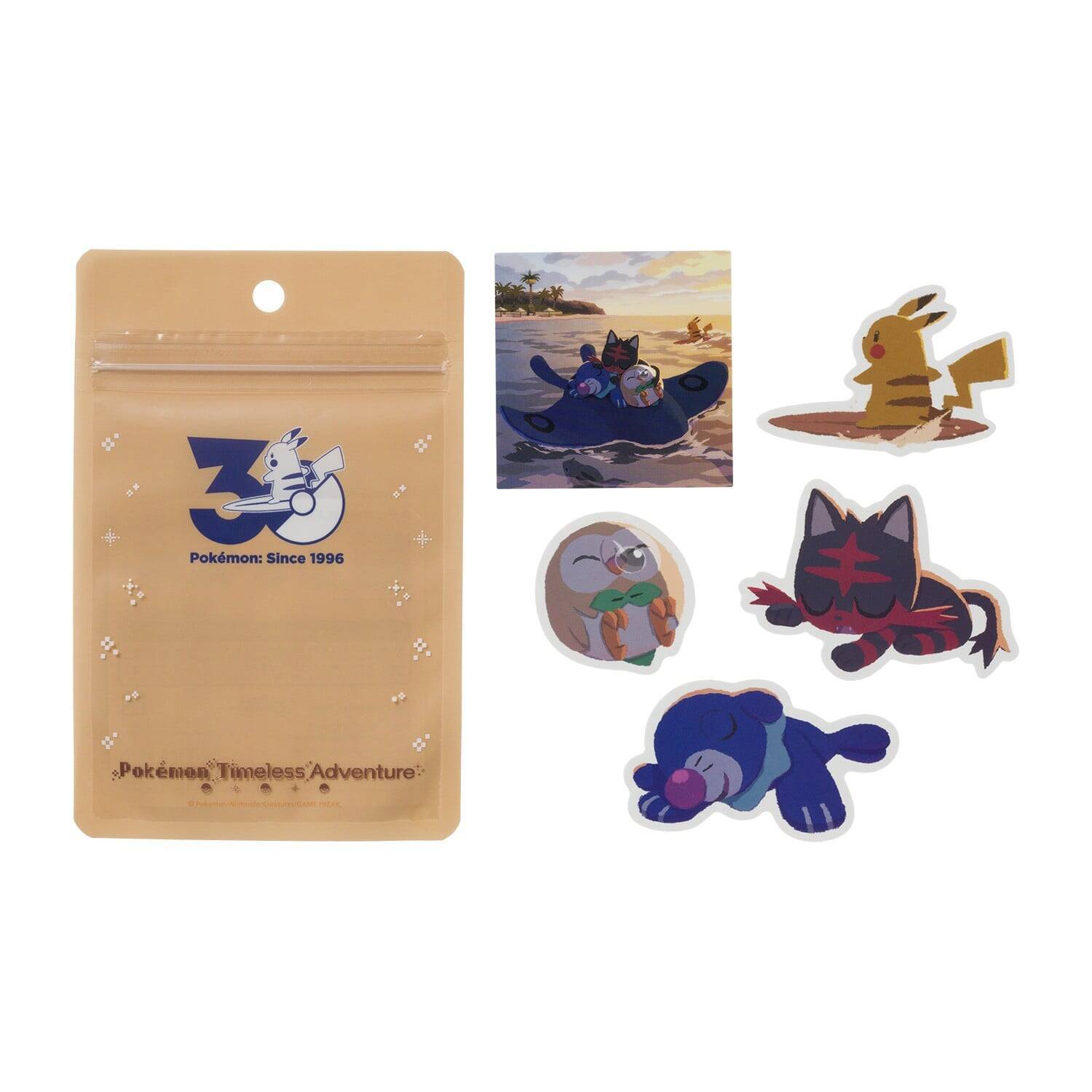 ポケモンたちがすやすや眠る♪ ポケモンセンター30周年「ねむる」グッズ全6アイテムが9月5日発売