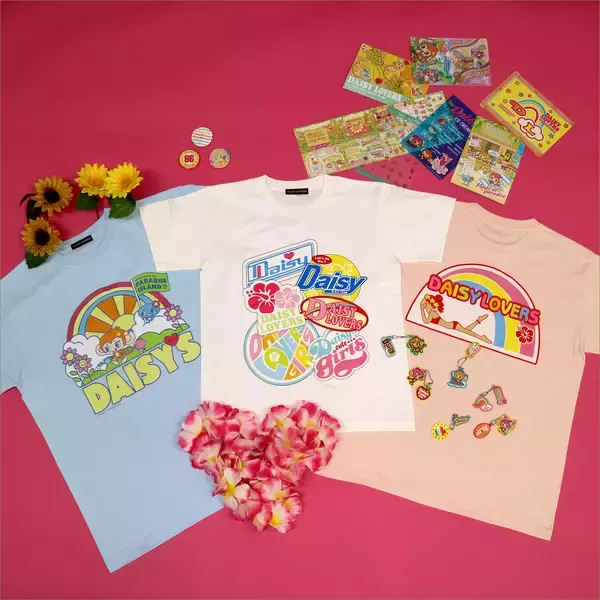 「「デイジーラヴァーズ」復刻アイテム第1弾はTシャツ！当時のファンも“平成レトロ”コーデ楽しめるデザイン」の画像