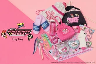 「パワーパフ ガールズ×tiny tiny」初コラボが4月23日発売！ラメ＆オーロラきらめく全16型の限定アイテムが激かわ