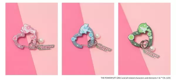 「「パワーパフ ガールズ×tiny tiny」初コラボが4月23日発売！ラメ＆オーロラきらめく全16型の限定アイテムが激かわ」の画像
