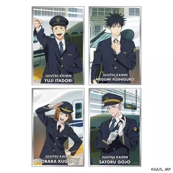 「『呪術廻戦』×JR東海コラボ第3弾「じゅじゅ探訪 in 名古屋」が5月22日スタート！駅員制服の描き下ろしに「悟のビジュがよすぎる」」の画像