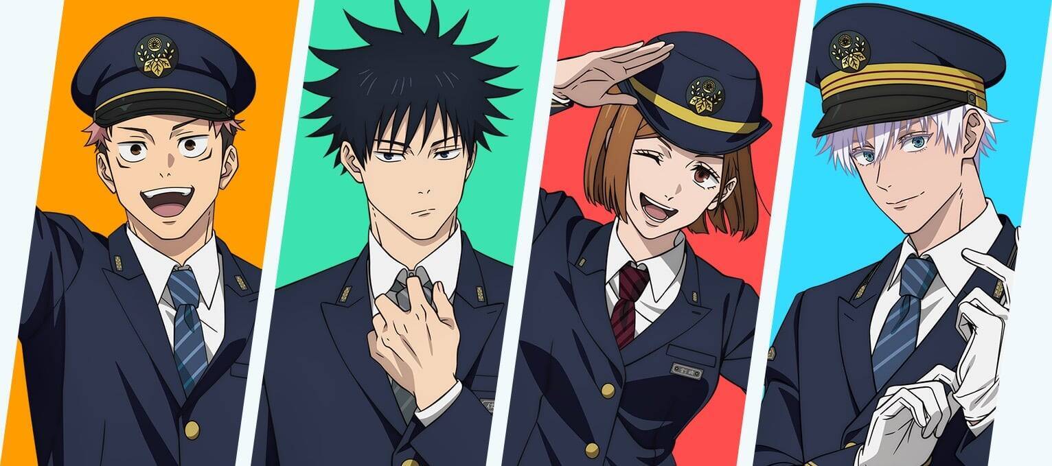 『呪術廻戦』×JR東海コラボ第3弾「じゅじゅ探訪 in 名古屋」が5月22日スタート！駅員制服の描き下ろしに「悟のビジュがよすぎる」