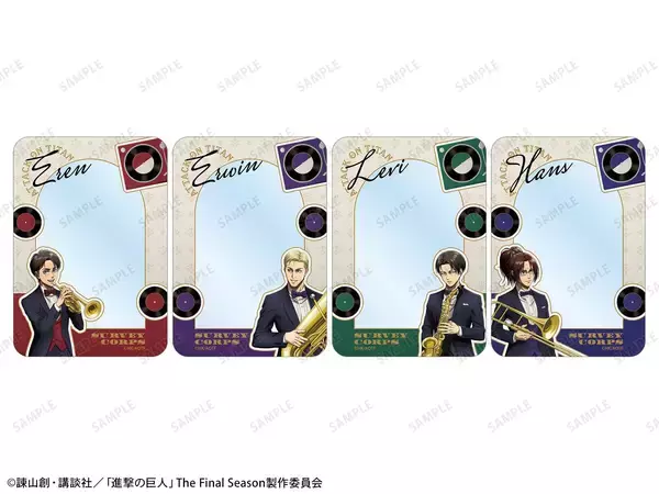 「『進撃の巨人』リヴァイたちがタキシードでジャズ演奏♪ タワレコPOP UP SHOP第2弾が9月11日開幕」の画像
