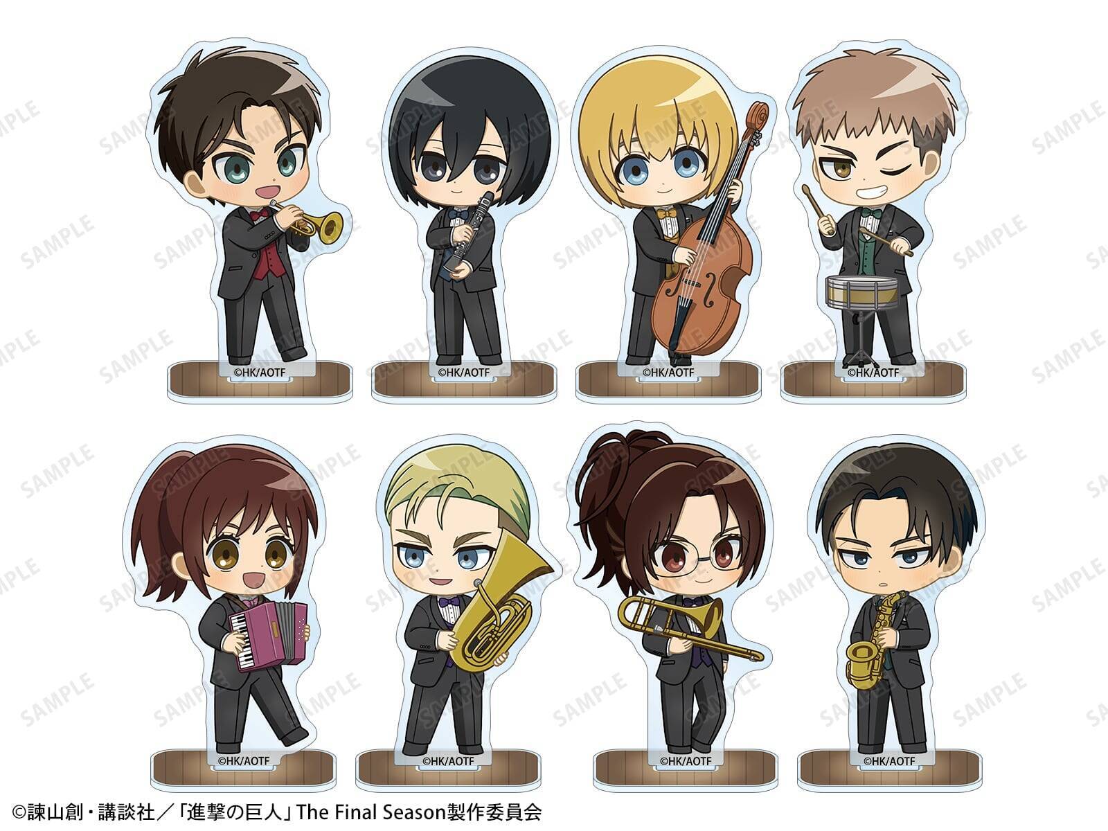 『進撃の巨人』リヴァイたちがタキシードでジャズ演奏♪ タワレコPOP UP SHOP第2弾が9月11日開幕