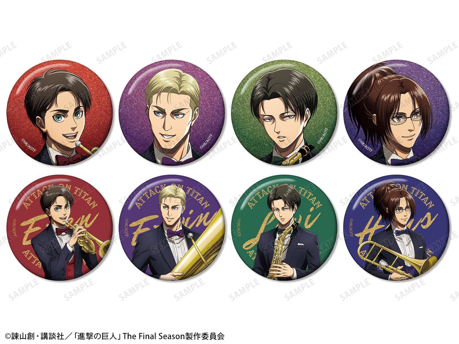 『進撃の巨人』リヴァイたちがタキシードでジャズ演奏♪ タワレコPOP UP SHOP第2弾が9月11日開幕