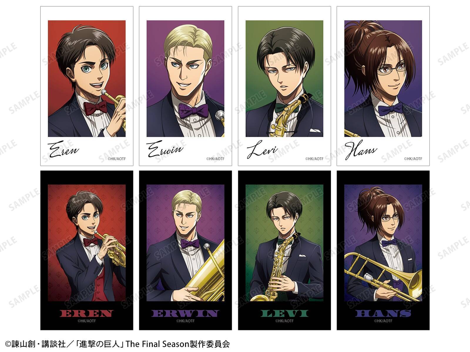 『進撃の巨人』リヴァイたちがタキシードでジャズ演奏♪ タワレコPOP UP SHOP第2弾が9月11日開幕