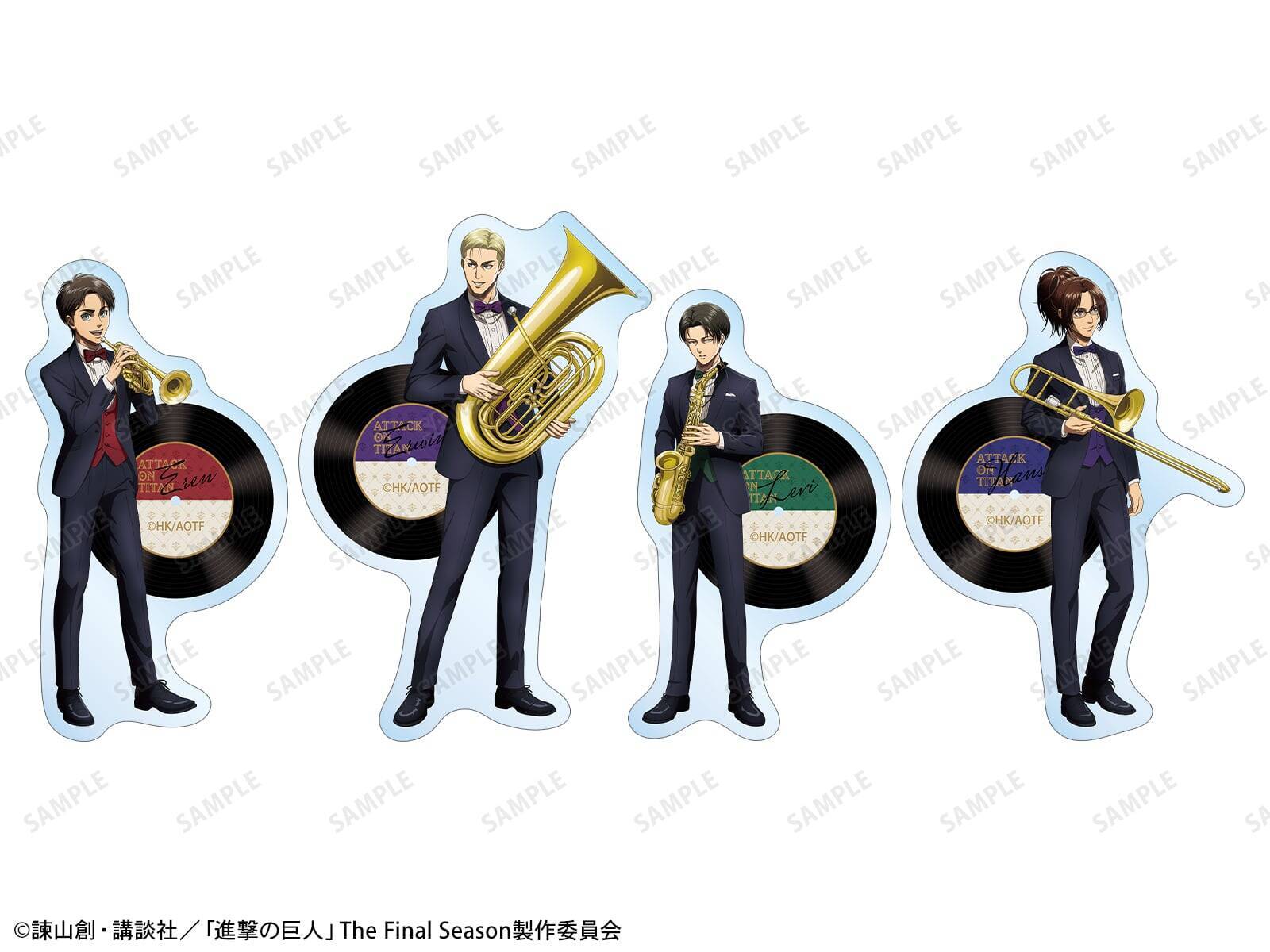 『進撃の巨人』リヴァイたちがタキシードでジャズ演奏♪ タワレコPOP UP SHOP第2弾が9月11日開幕