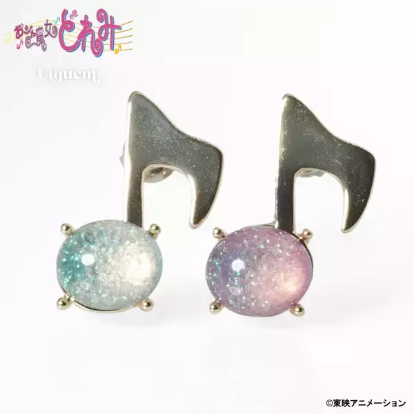 「『おジャ魔女どれみ』×Liquemコラボアクセサリーが登場！見習いタップや音符モチーフのピアス・リングが受注販売で登場」の画像