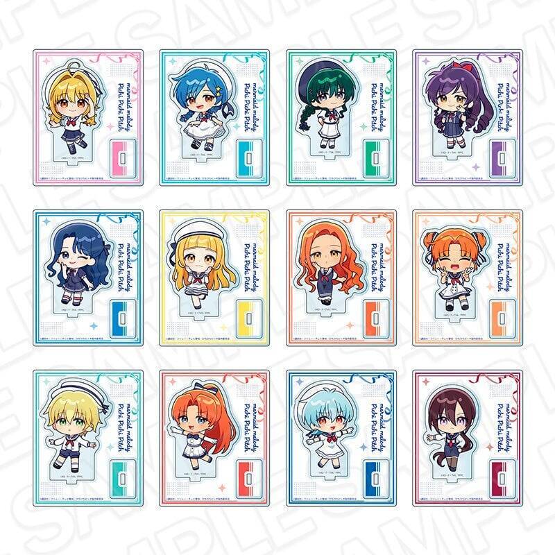 『ぴちぴちピッチ』POP UP SHOPが8月1日開催！マリンルック姿のるちあたちのアクスタ＆缶バッジが登場