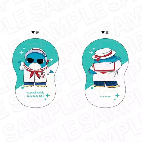 「『ぴちぴちピッチ』POP UP SHOPが8月1日開催！マリンルック姿のるちあたちのアクスタ＆缶バッジが登場」の画像