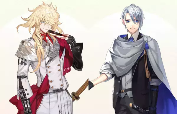 「『刀剣乱舞』公式絵師・lack先生が“監査官組”のイラスト公開で「すげぇぇーーー白黒だけど存在感めっちゃある！！」」の画像