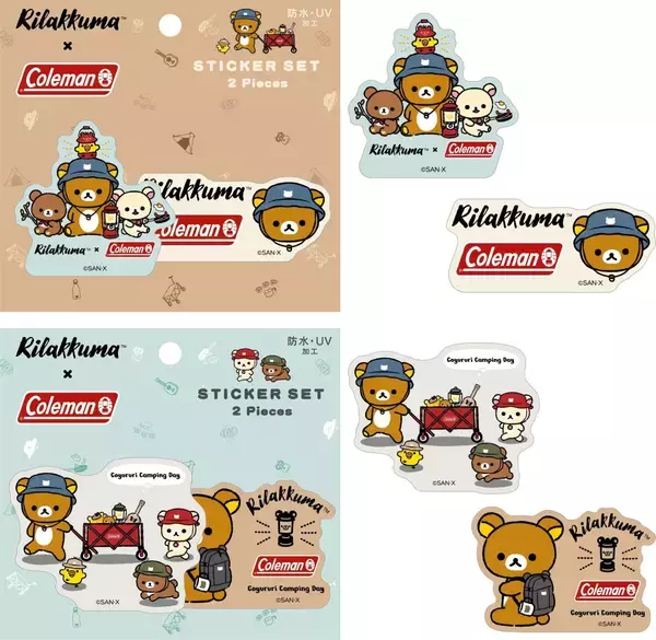 「「リラックマ×コールマン」コラボグッズが8月1日発売！キャンプ支度のてのりぬいぐるみ＆リラ耳リュックが登場」の画像