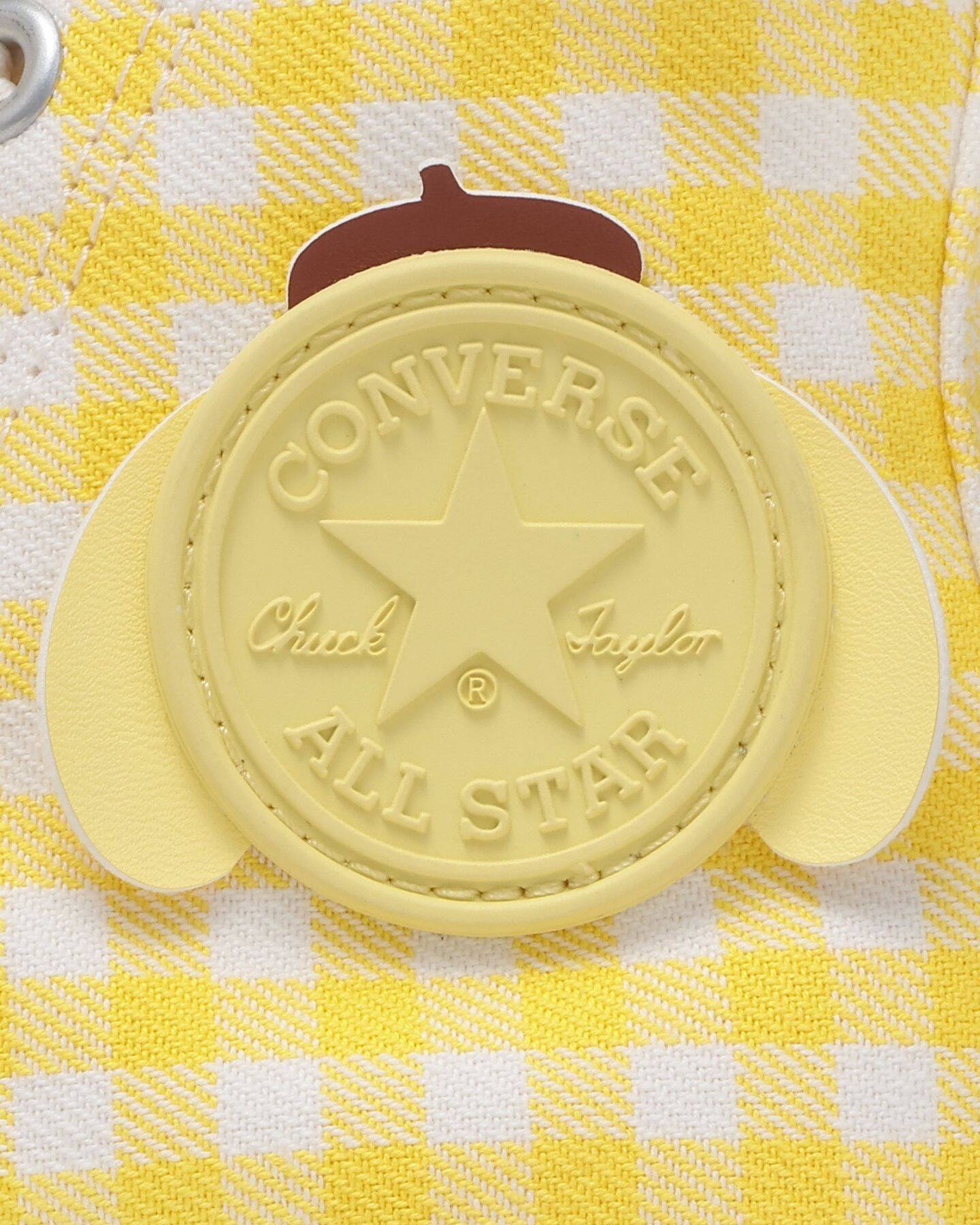 「サンリオ×コンバース」かかとにポムポムプリンのお尻♪オールスターコラボ商品が8月21日発売