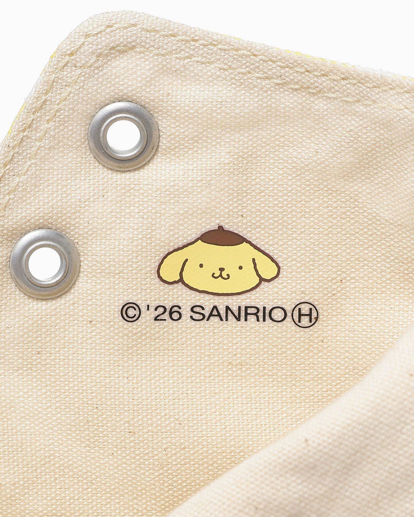 「サンリオ×コンバース」かかとにポムポムプリンのお尻♪オールスターコラボ商品が8月21日発売