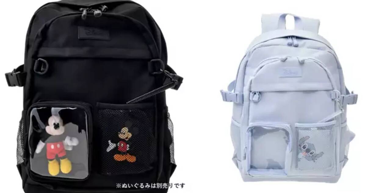 ディズニーストア」クリア窓付きリュックが登場！推しぬいやグッズを 