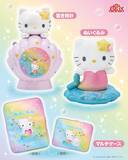 「「ハローキティ当りくじ」が6月20日発売！虹色マーメイド姿の置き時計・ぬいぐるみ・お昼寝ケットが涼しげ」の画像4