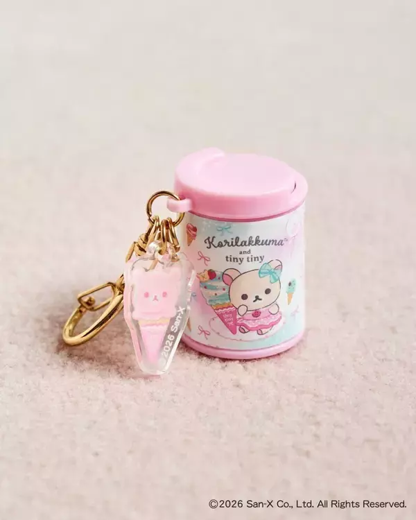 「「コリラックマ×tiny tiny」初コラボが8月6日発売！ドレス姿の描き下ろしぬいぐるみチャームが可愛すぎ」の画像