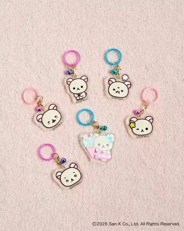 「「コリラックマ×tiny tiny」初コラボが8月6日発売！ドレス姿の描き下ろしぬいぐるみチャームが可愛すぎ」の画像
