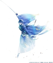 アイスショー『刀剣乱舞 – ICE BLADE -』三日月宗近の描き下ろしビジュアルが解禁！原作スタッフによる「イメージオンアイスver.」に注目