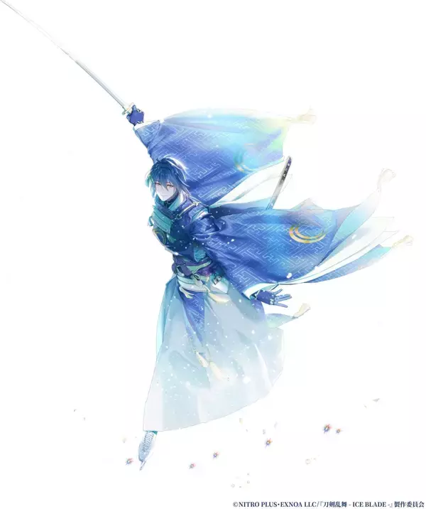 「アイスショー『刀剣乱舞 – ICE BLADE -』三日月宗近の描き下ろしビジュアルが解禁！原作スタッフによる「イメージオンアイスver.」に注目」の画像