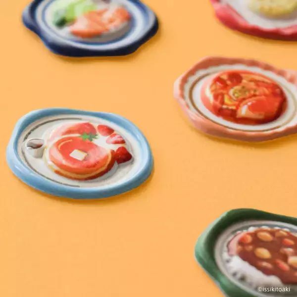 「世界のごはんがぷっくりシールに！「めし〜リングスタンプシール」全6種が販売決定」の画像