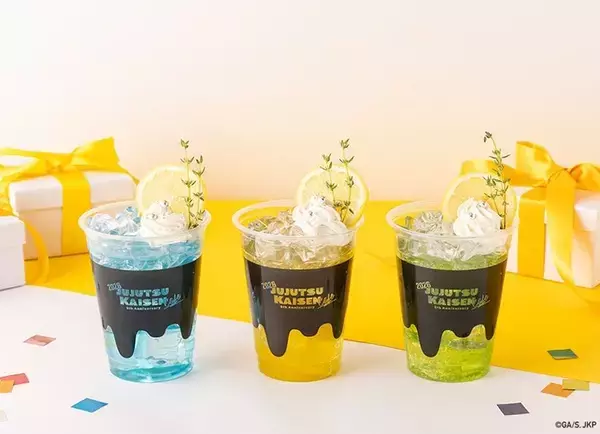 「『呪術廻戦』5周年記念カフェが7月9日開催！五条悟の虚式「茈」フルーツポンチや復刻の獄門疆ティラミスが登場」の画像