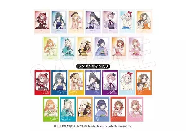 「「学園アイドルマスター」×Chugai Grace Caféリバイバル開催決定！渋谷で9月3日から、新作グッズも」の画像