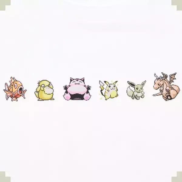 「「ポケモン×ユニクロ」コラボUT第2弾が7月24日発売！ゲームドットのミュウツー・ゲンガーTシャツがエモい」の画像