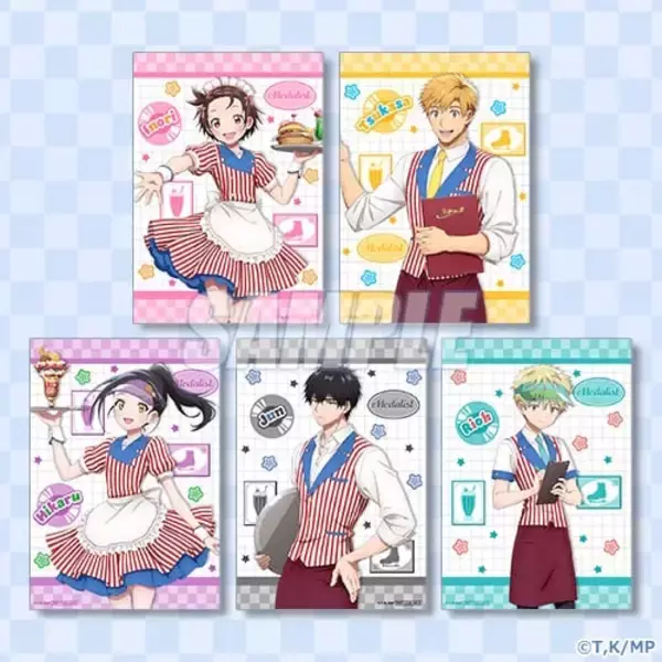 「『メダリスト』オンラインくじ「ダイナーver.」が4月2日販売開始！ダイナー衣装の描き下ろしビッグアクスタやタペストリーが豪華すぎる」の画像