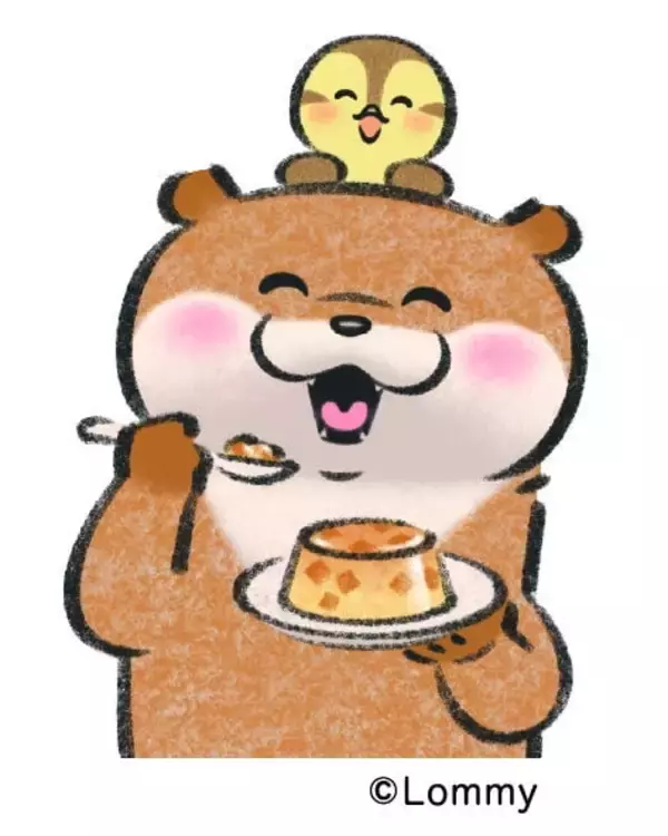 「『可愛い嘘のカワウソ』×プリン初コラボ『大阪あっ！ぷりん』9月10日発売！イラスト全7種はどれに出会えるかお楽しみ」の画像