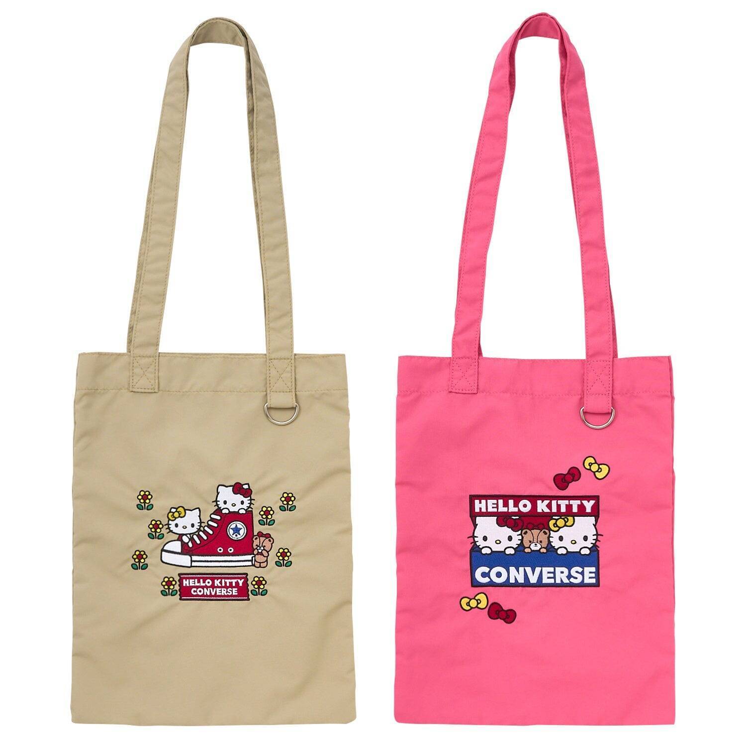 「ハローキティ×コンバース」PLAZA限定コラボ商品が6月11日発売！キティ＆ミミィがスニーカーから顔をのぞかせる全20アイテム