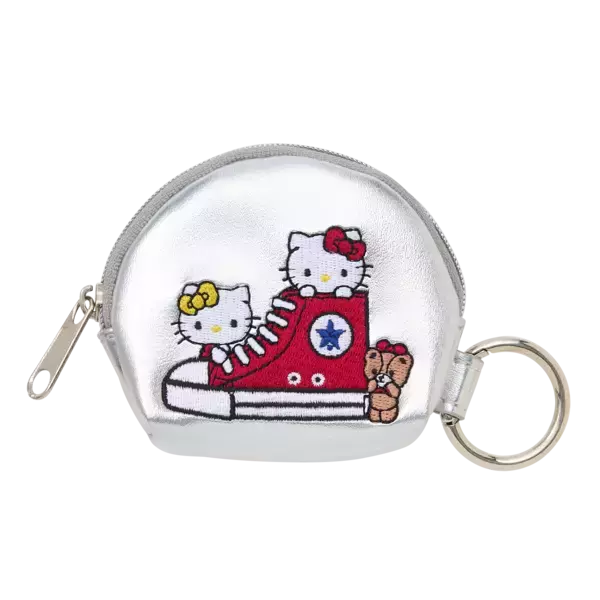 「「ハローキティ×コンバース」PLAZA限定コラボ商品が6月11日発売！キティ＆ミミィがスニーカーから顔をのぞかせる全20アイテム」の画像