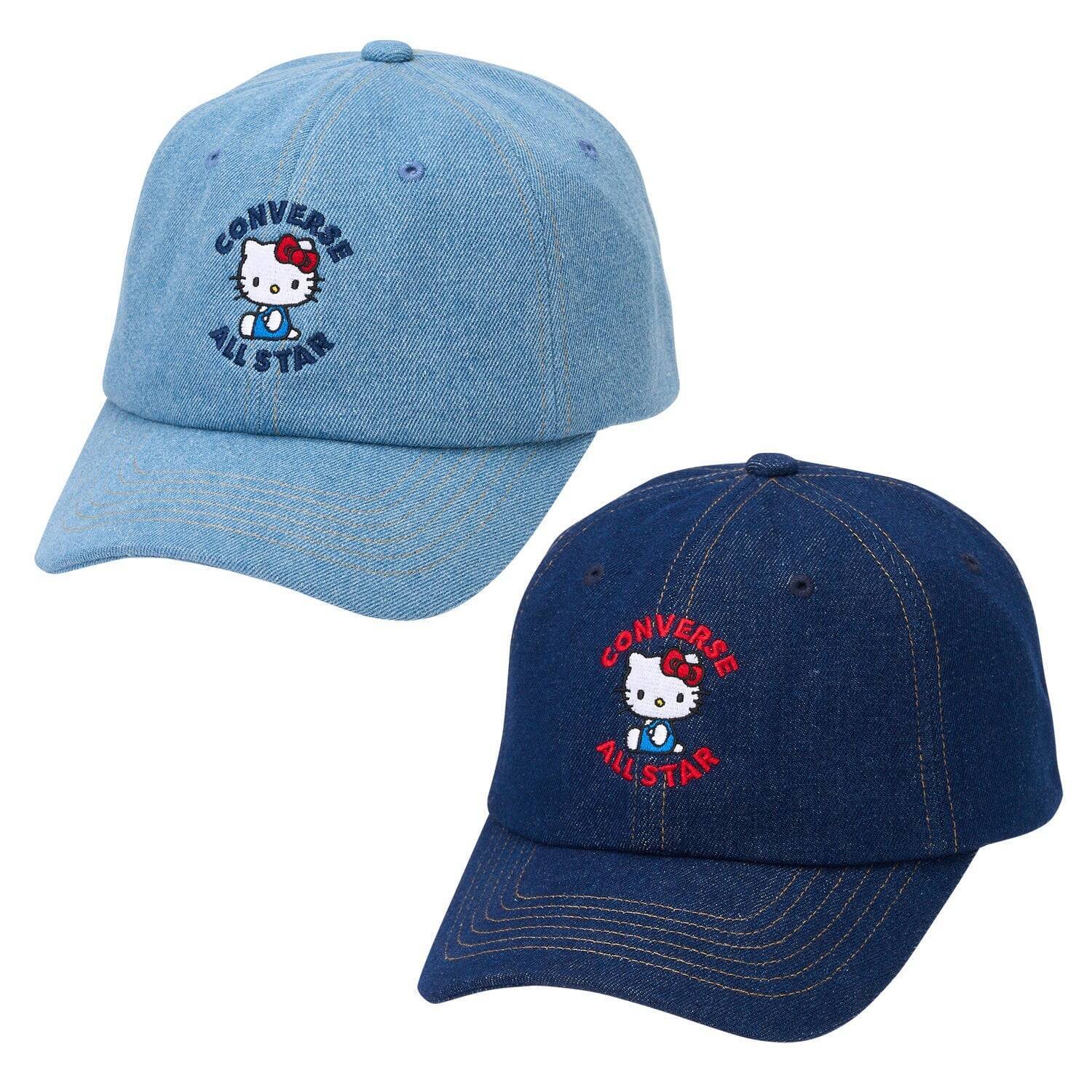 「ハローキティ×コンバース」PLAZA限定コラボ商品が6月11日発売！キティ＆ミミィがスニーカーから顔をのぞかせる全20アイテム