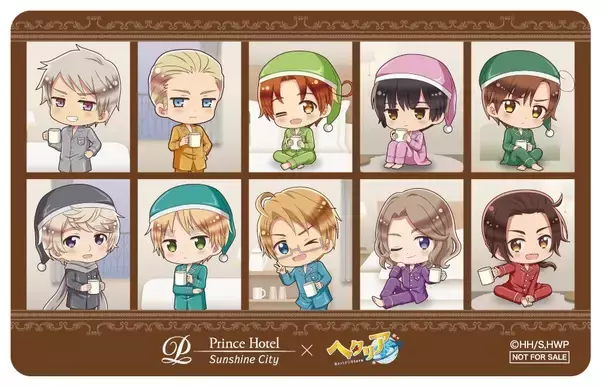 「『ヘタリア』ドアマン姿の10人がお出迎え♪サンシャインシティプリンスホテルのコラボルームが9月19日から販売」の画像