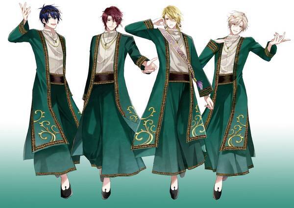 まるで異国の王子様 ツキプロ Growth 単独イベントの新規描き下ろしが公開 ユニットカラー 緑の新衣装に胸キュン 年2月5日 エキサイトニュース