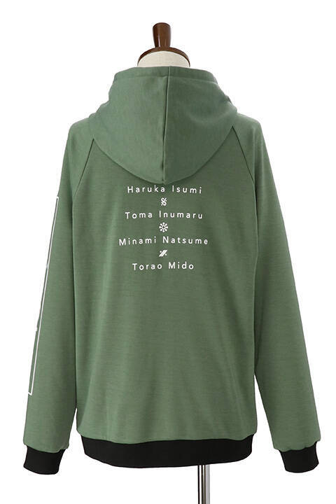 『アイナナ』ŹOOĻをイメージしたリュック＆パーカーが登場！モスグリーンを基調としたスタイリッシュなデザイン