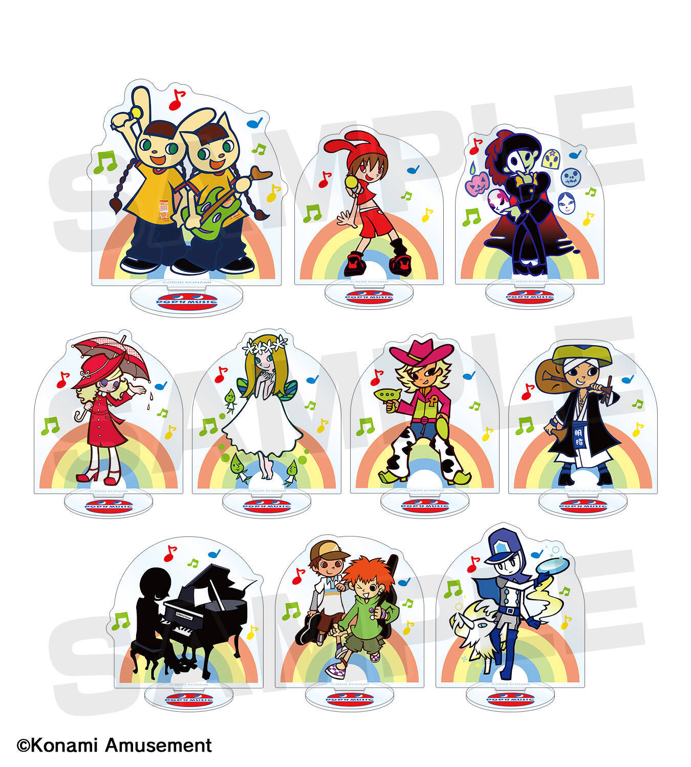 『ポップン』『ダンレボ』POP UP SHOP開催決定！ニャミ＆ミミ・MZD・ユーリたちのグッズが登場