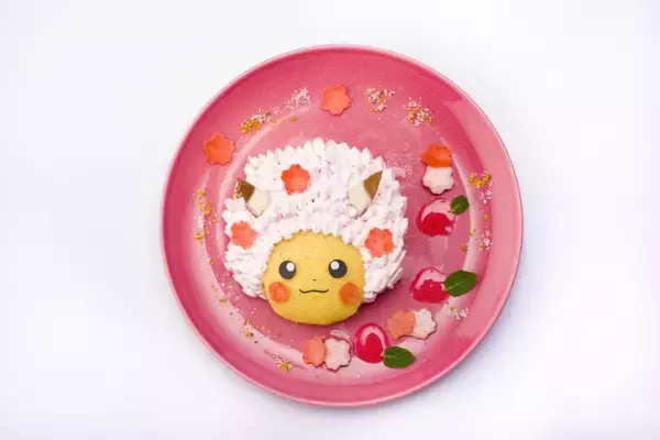 「「ポケモンカフェ」“桜アフロのピカチュウ”メニューが期間限定で登場！」の画像