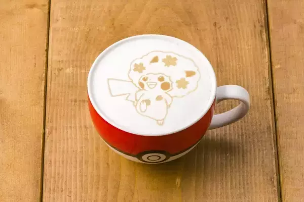 「「ポケモンカフェ」“桜アフロのピカチュウ”メニューが期間限定で登場！」の画像