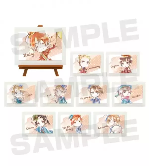 「『ヘタリア』POP UP SHOP開催決定！デフォルメしたAni-Artデザイングッズを先行販売」の画像