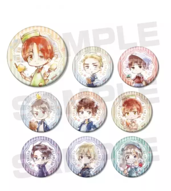 「『ヘタリア』POP UP SHOP開催決定！デフォルメしたAni-Artデザイングッズを先行販売」の画像