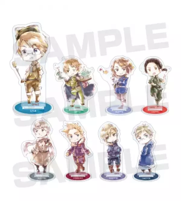 「『ヘタリア』POP UP SHOP開催決定！デフォルメしたAni-Artデザイングッズを先行販売」の画像