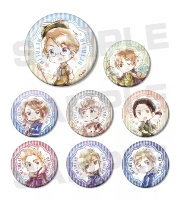 「『ヘタリア』POP UP SHOP開催決定！デフォルメしたAni-Artデザイングッズを先行販売」の画像