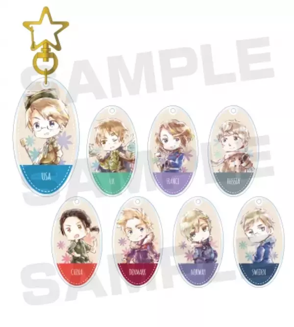 「『ヘタリア』POP UP SHOP開催決定！デフォルメしたAni-Artデザイングッズを先行販売」の画像