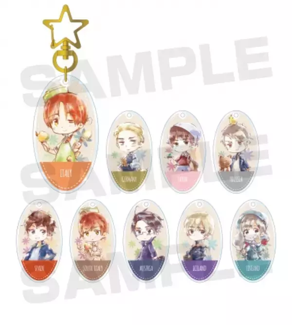 「『ヘタリア』POP UP SHOP開催決定！デフォルメしたAni-Artデザイングッズを先行販売」の画像